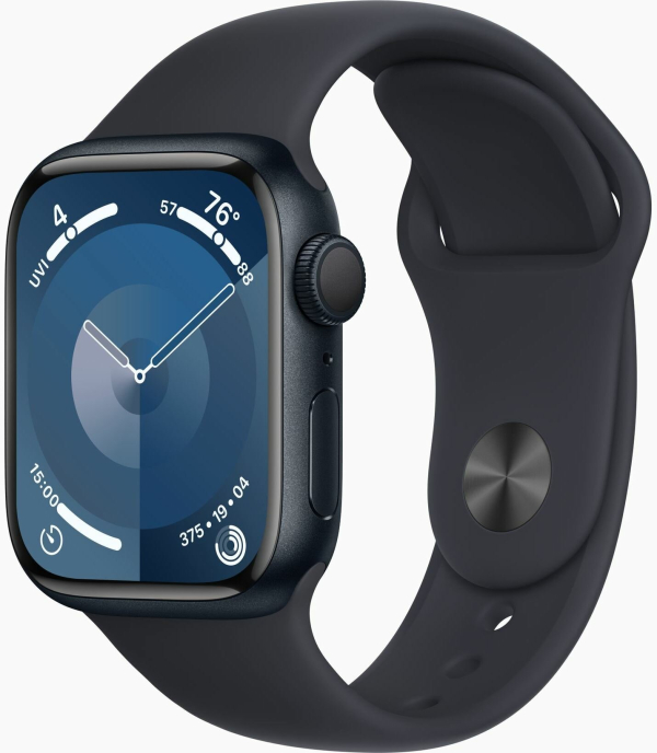 Купить Умные часы Часы Apple Watch Series 9 41mm Midnight Al Midnight SB M/L MR8X3LL/A